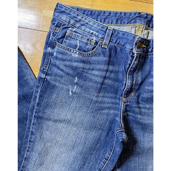 Michael Kors Distressed Boyfriend Jeans Women's Size 12‎ - Picture 4 of 9